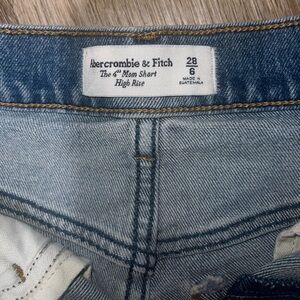 Abercrombie & Fitch Blue High Rise Shorts